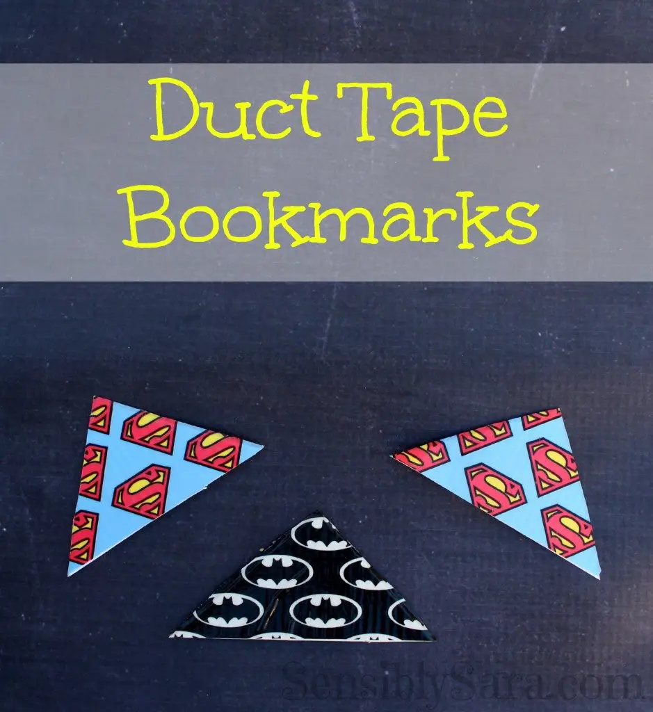 DIY BOOKMARKS DUCT TAPE