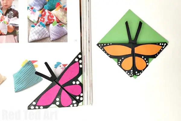 DIY BUTTERFLY BOOKMARKS