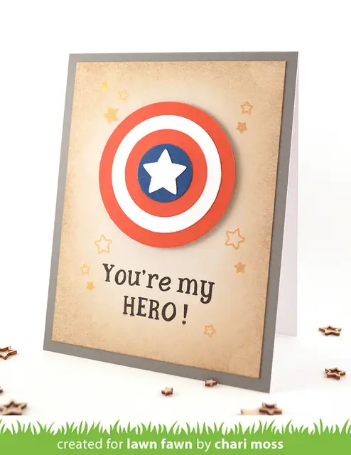 DIY Captain America Birthday Cards