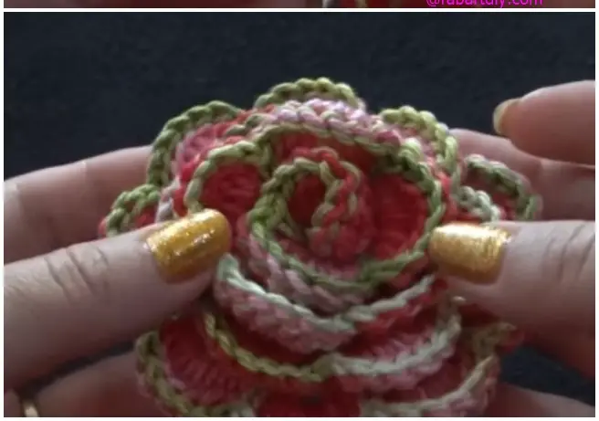 3D Flower Crochet Pattern