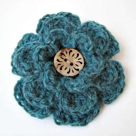 Crochet Thread Flower Pattern Instructions
