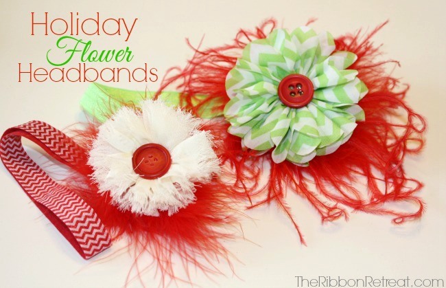 DIY Baby Headbands With Flowers