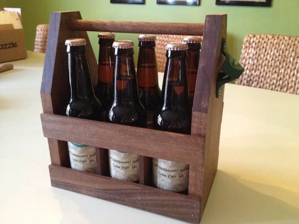 DIY Wooden Beer Carrier