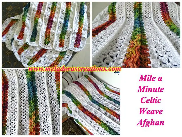 Easy Mile A Minute Crochet Afghan Patterns