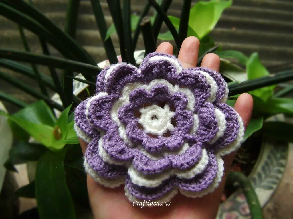 Flower Lace Crochet Pattern Tutorial