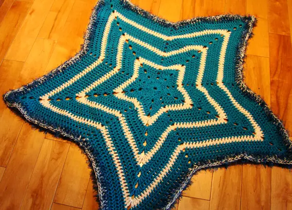 Free Crochet Star Afghan Pattern