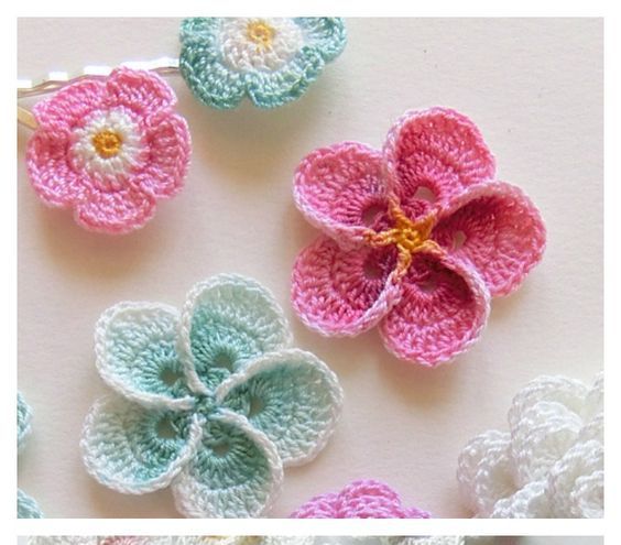 Hawaiian Flowers Crochet Patterns