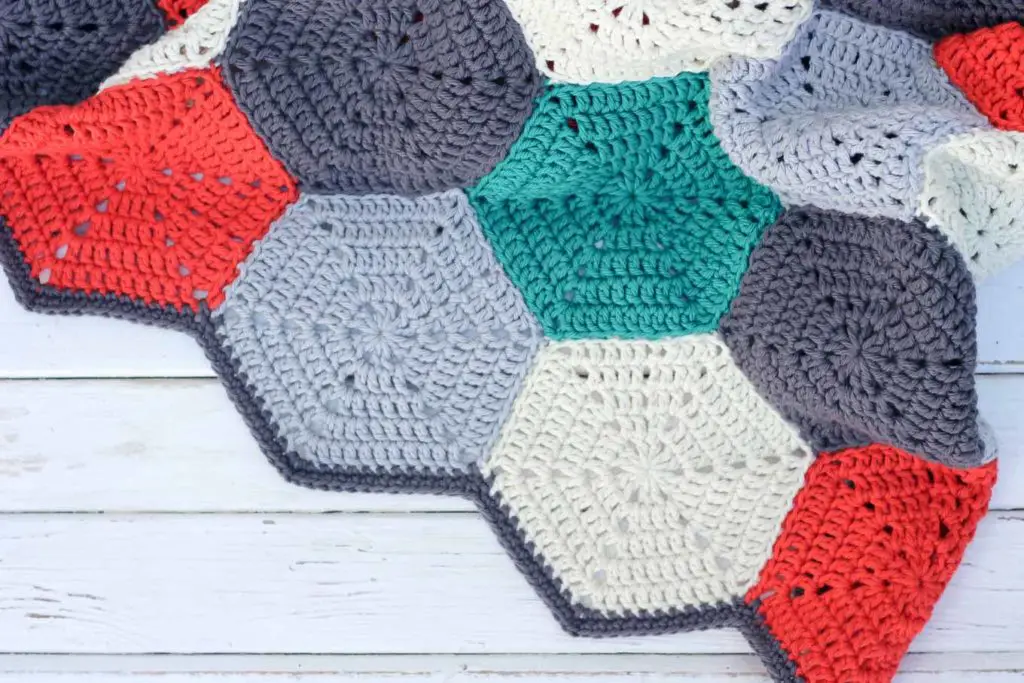 Hexagon Crochet Pattern Afghan