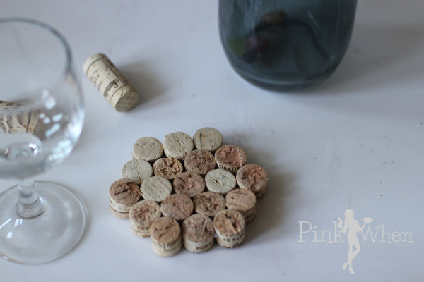Honeycomb Wine Cork Coasters Tutorial