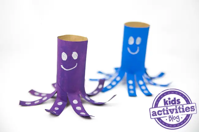 Octopus Toilet Paper Roll Craft DIY