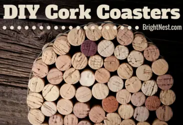 Simple Wine Cork Coasters Ideas