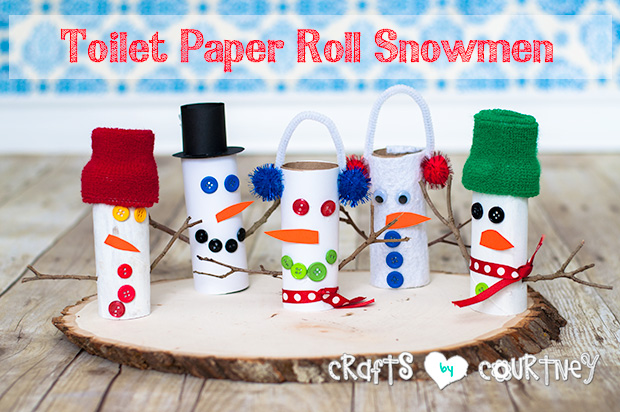 Snowman Toilet Paper Craft Ideas