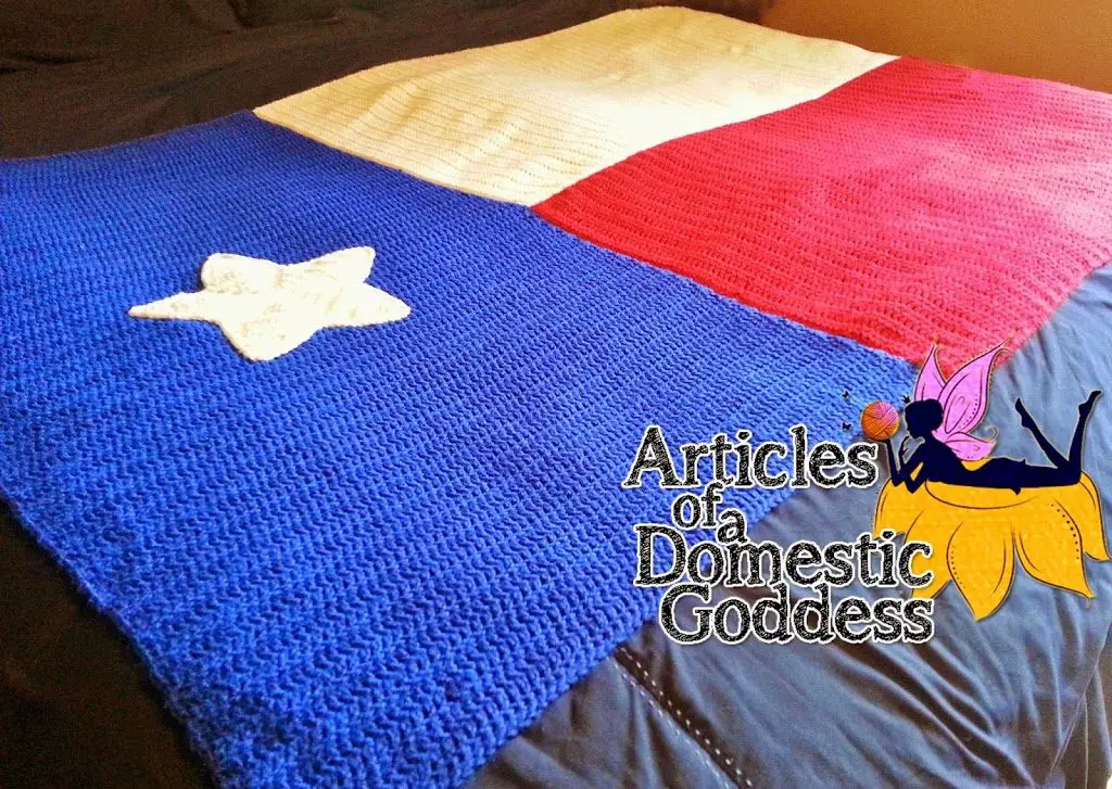 Texas Flag Afghan Crochet Pattern