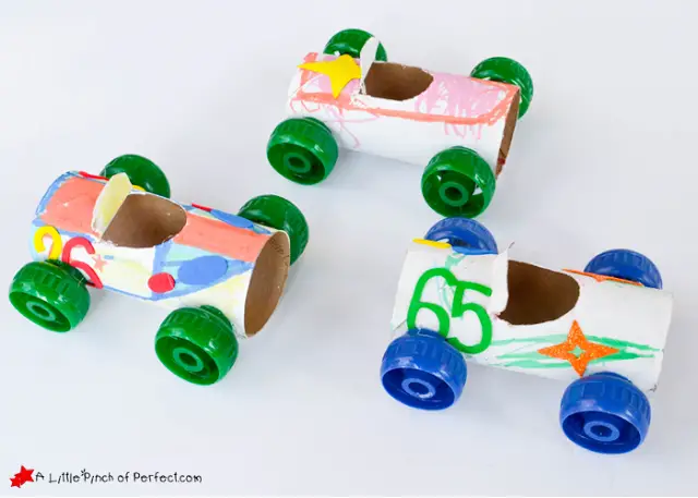 Toilet Paper Roll Crafts Cars DIY
