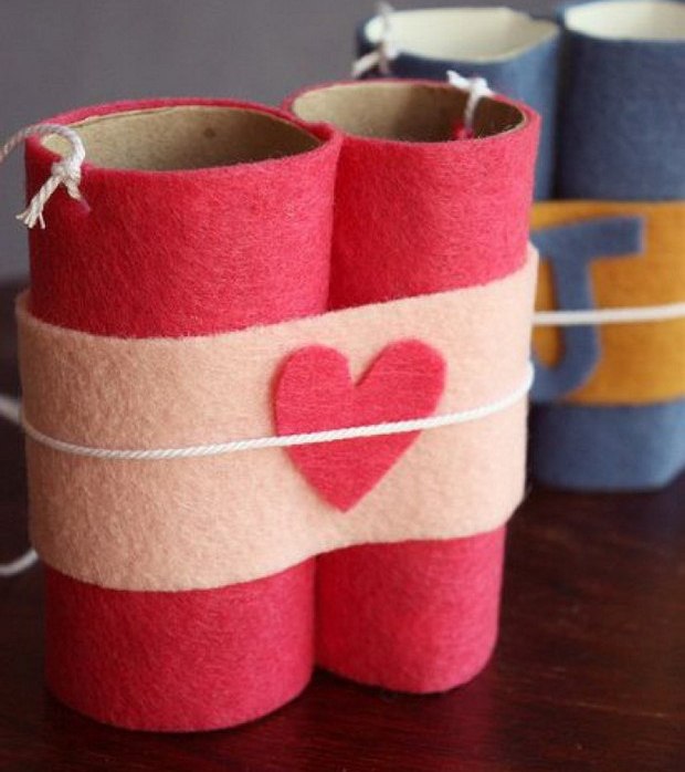 Valentine Toilet Paper Roll Crafts Tutorials