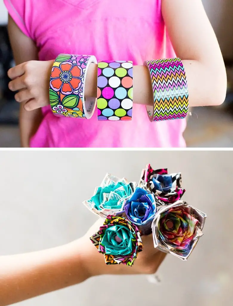 Different Types Of Duct Tape Flower Pens