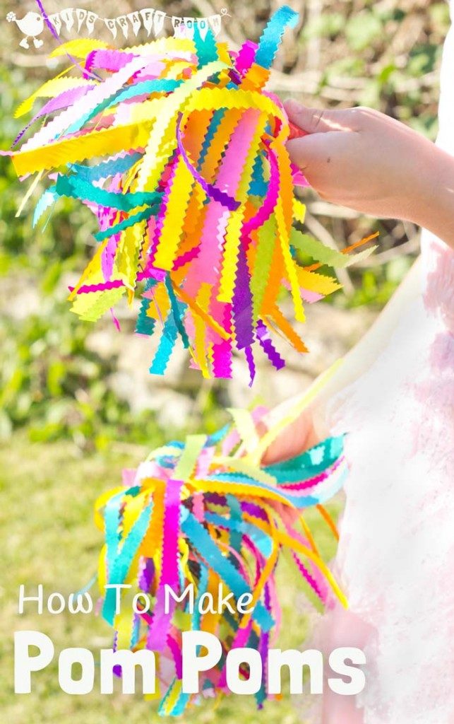 How to Make Cheer Pom Poms out of Tissue Paper