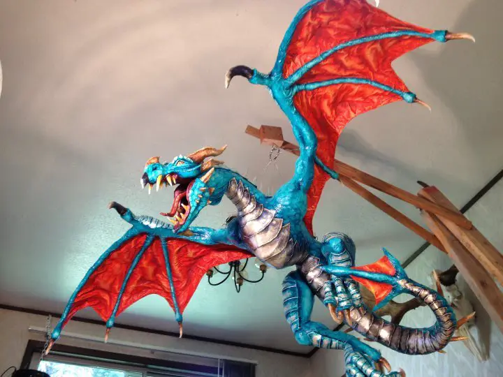 How to make a Paper Mache Dragon Tutorial