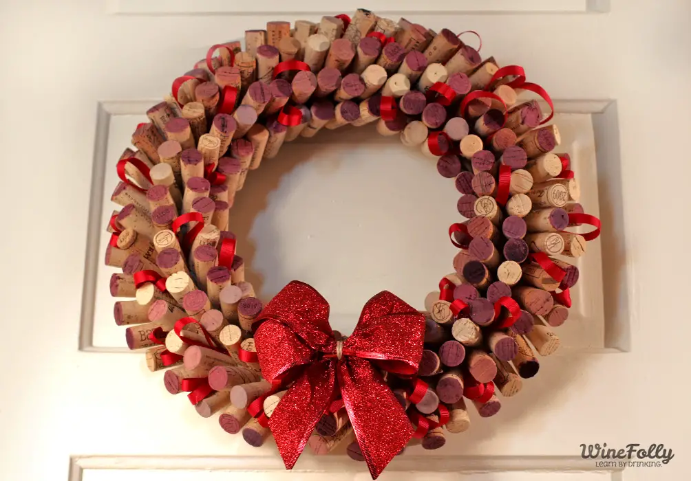 Wreaths Made from Wine Corks