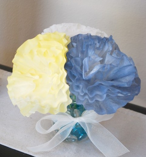 Coffee Filter Flower Project