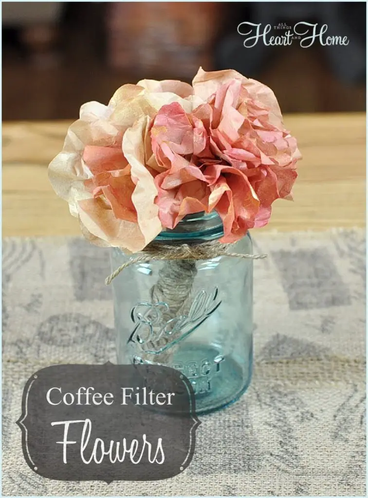 Coffee Filter Flowers Youtube