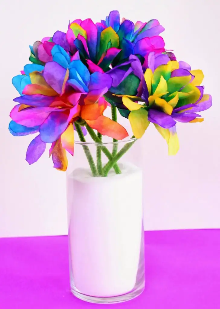 Coffee Filter Flowers for Kids