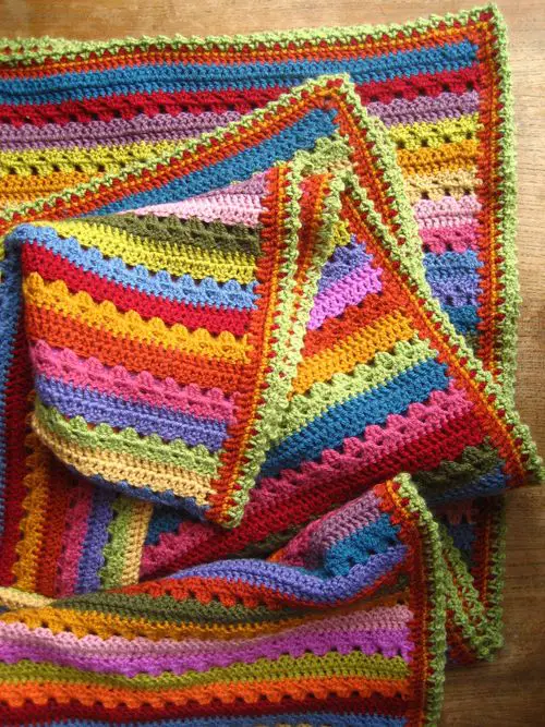 Crochet Border on Blanket