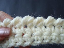 Crochet Crab Stitch Border