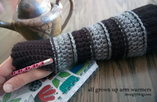 DIY Free Long Fingerless Glove Crochet Pattern