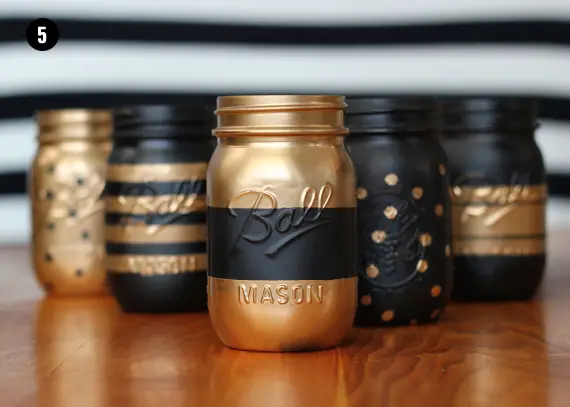 Decorate Mason Jars with Paint