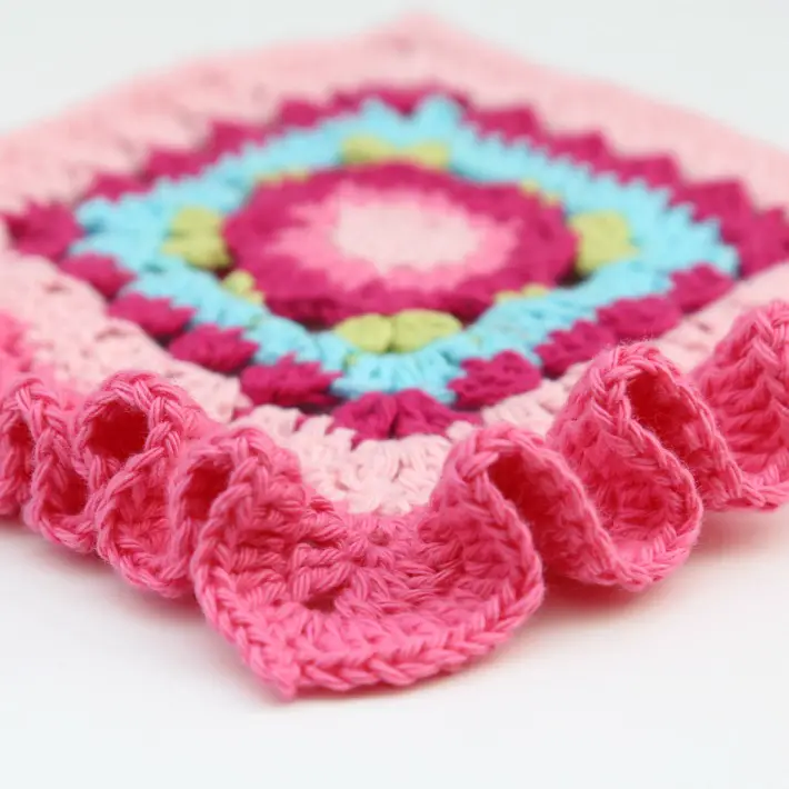 How to Crochet a Ruffle Border