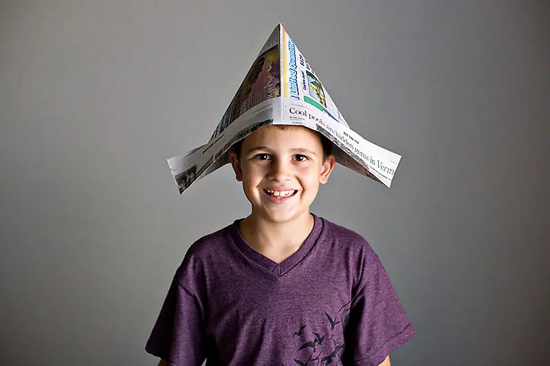 How to Make a Hat out of Newspaper