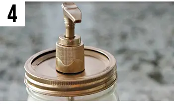 Mason Jar Dish Soap Dispenser