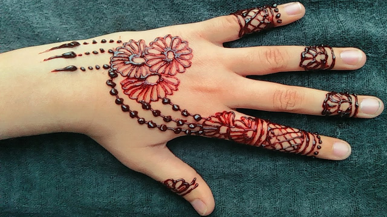 51 Easy Simple Mehndi Designs For Kids