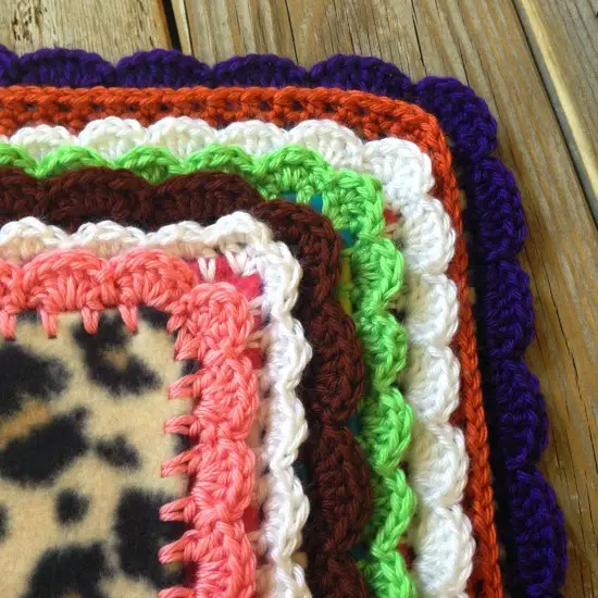 Simple Crochet Borders for Baby Blankets