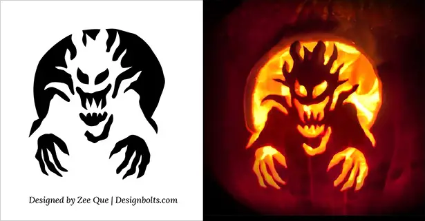 Spooky Halloween Pumpkin Designs