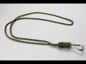 How to make snake knot paracord neck lanyard