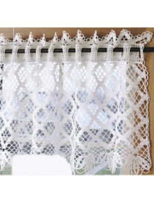 Crochet Curtain Valance