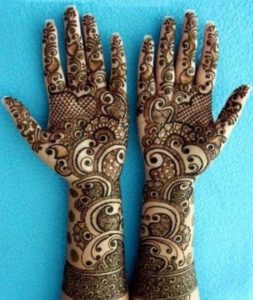 Bridal Mehndi Designs for Full Hands Pictures