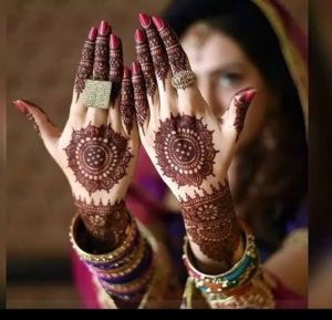 Bridal Mehndi Design Round