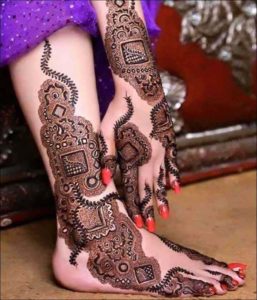 Exclusive Bridal Mehndi Design Hands Leg
