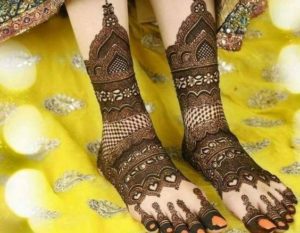 Foot Mehndi Design Wedding