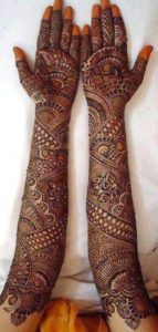 Full Hand Bridal Mehndi Designs