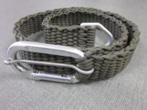 Paracord Belt with D Ring