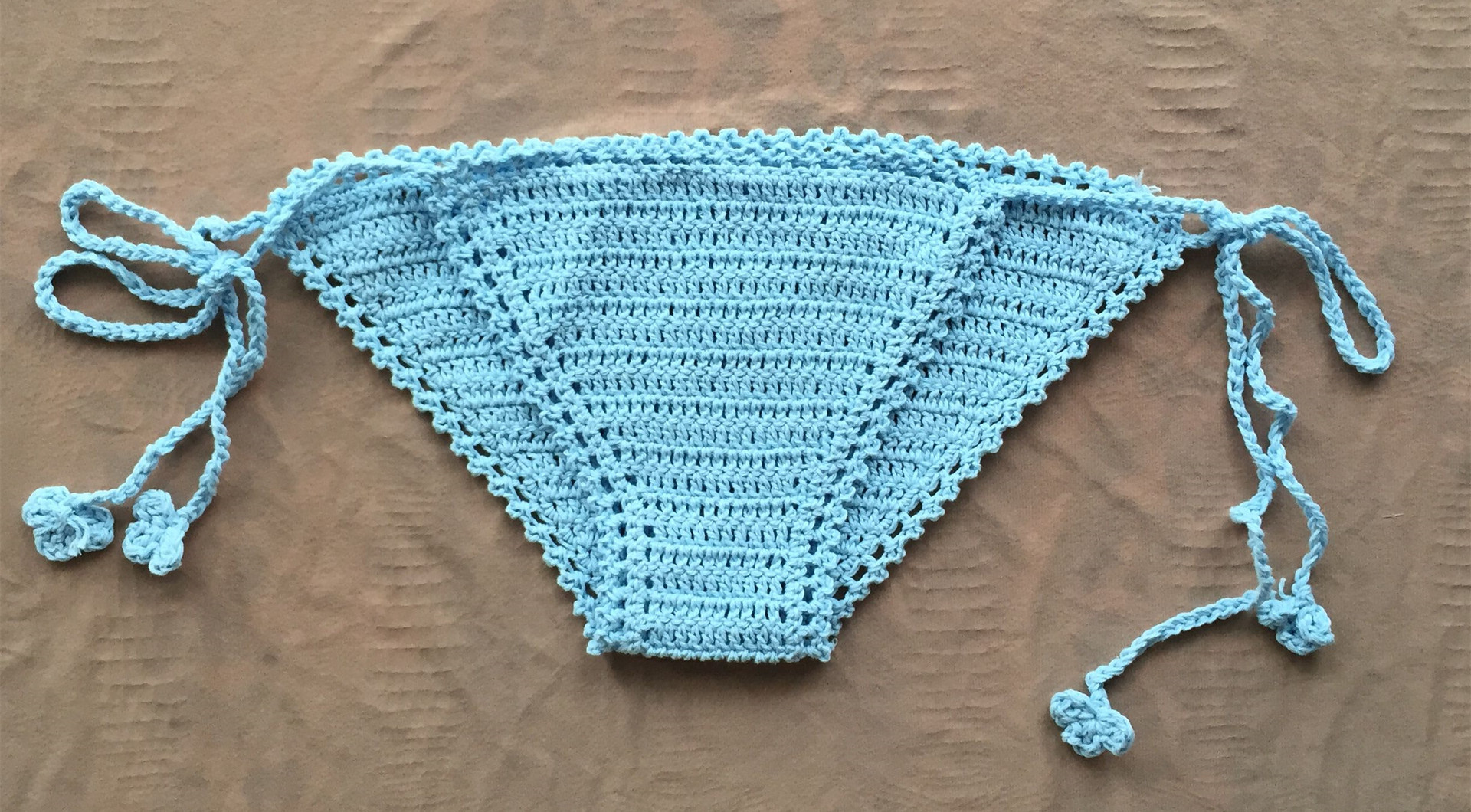 Crochet bikini see thru