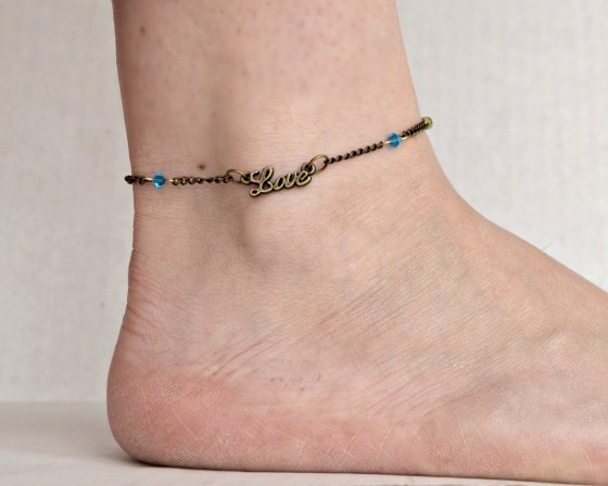 Custom Name Ankle Bracelet DIY