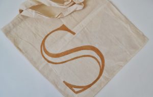 DIY Monogram Tote Bag