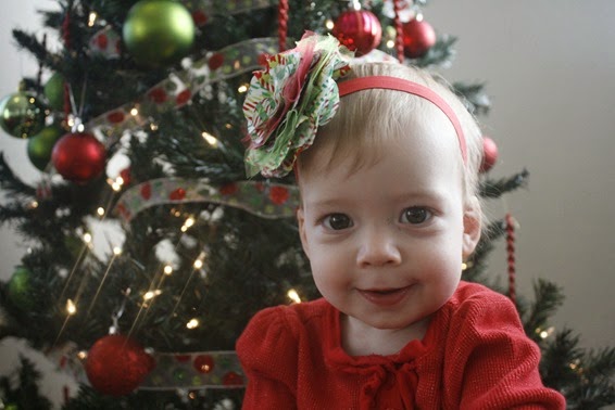 Baby Flower Headbands for Christmas
