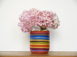 Boho Mason Jar Flower Arrangements