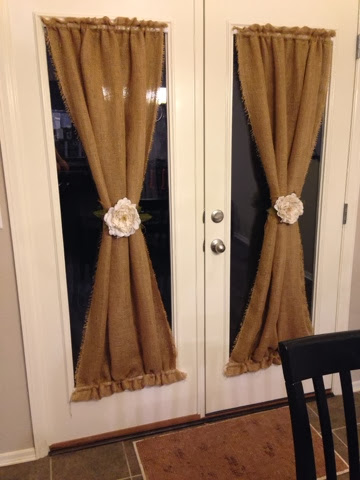 Burlap Curtain Panels DIY Tutorial